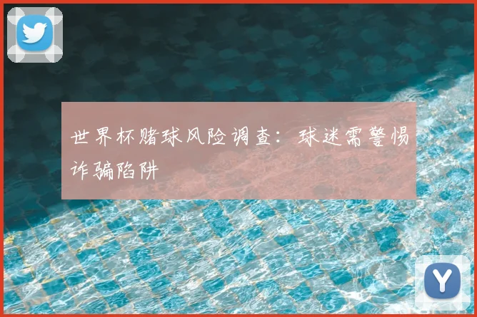 世界杯赌球风险调查:球迷需警惕诈骗陷阱